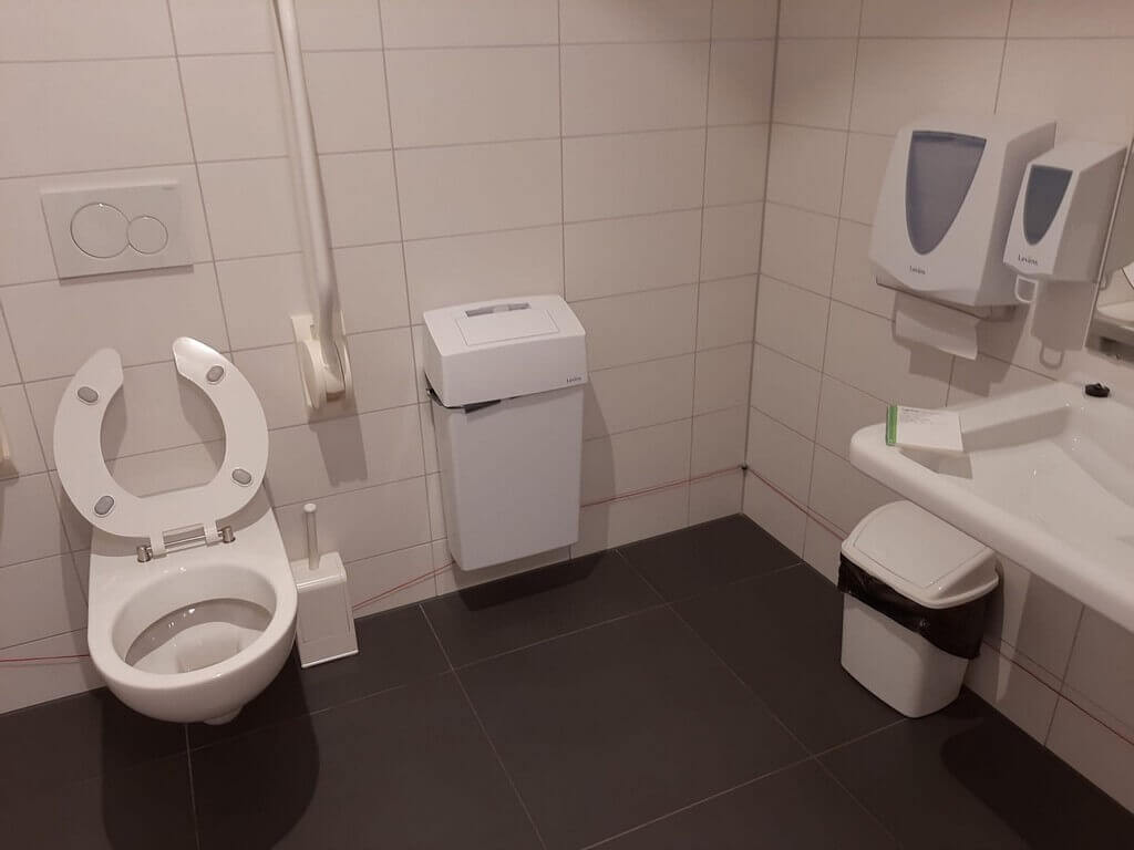 Toegankelijk toilet Medisch centrum Best West.