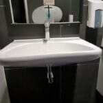 Goed toegankelijke wasbak Boshuys.