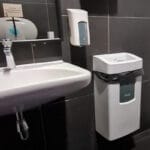 Goed toegankelijke vuilnisbak Boshuys.